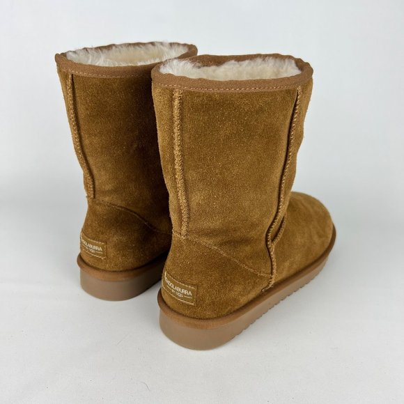 Koolaburra Ugg Koola Short Womens Boots Chestnut Brown Suede 1017090 size 9 - Picture 8 of 16